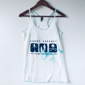 Kenny Chesney 2018 Tour Tank Top- tie dye Medium